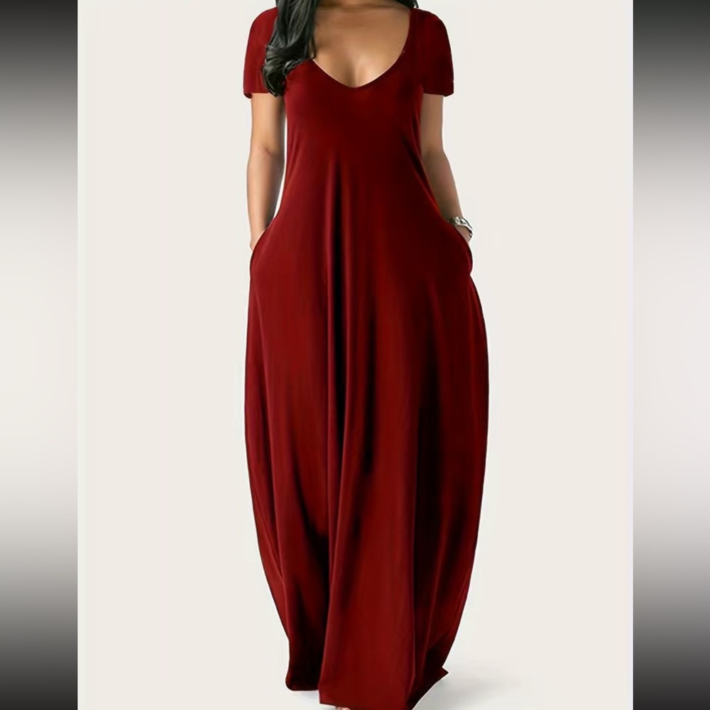 Boho side pockets comfy maxi dress - Picture 12 of 16